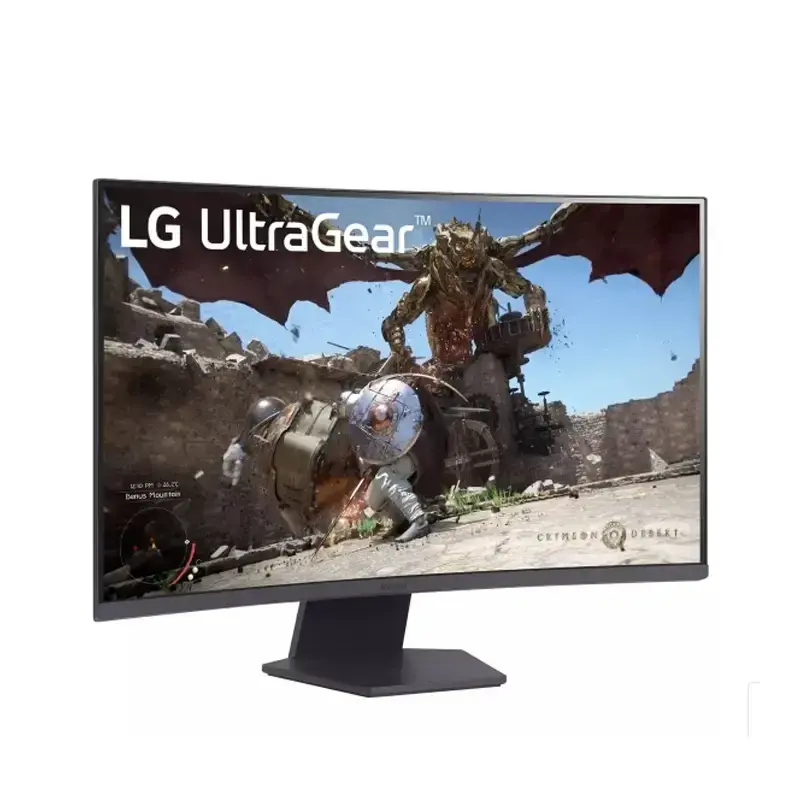 مانیتور خمیده گیمینگ 32 اینچ ال جی مدل  32GS60QC-B